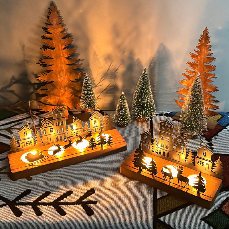 Iron Christmas Tree Candle Holder