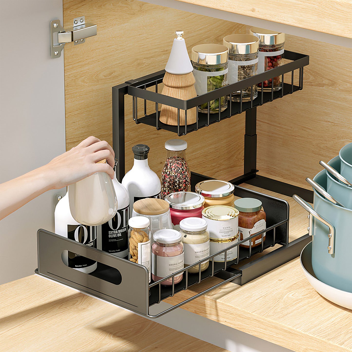 Slide Out Cabinet Organizer