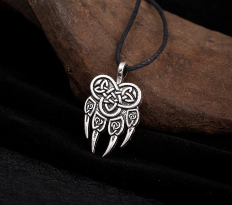 Moonlit Wolf Claw Necklace