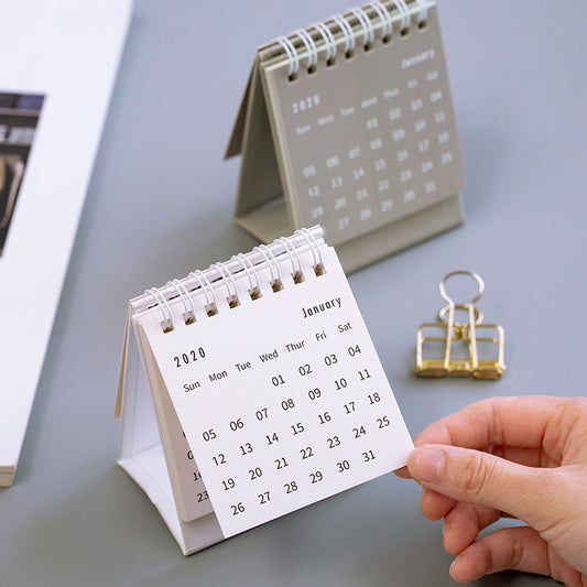 mini desk calendar