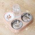 Dual Bowl Automatic Pet Feeder