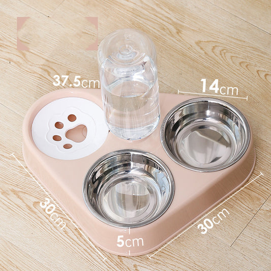 Dual Bowl Automatic Pet Feeder