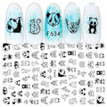 Rose Heart Nail Decals