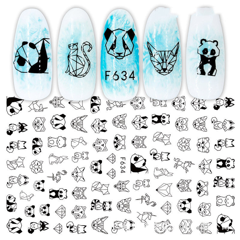 Rose Heart Nail Decals