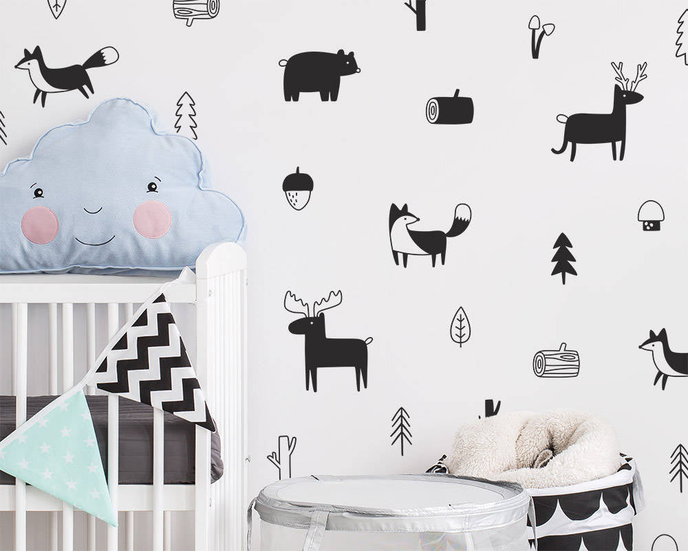 Woodland Animal Wall Decals