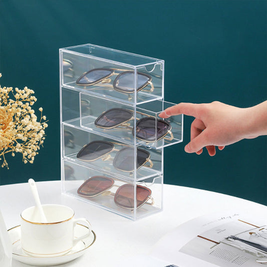 Glass Storage Organizer Box