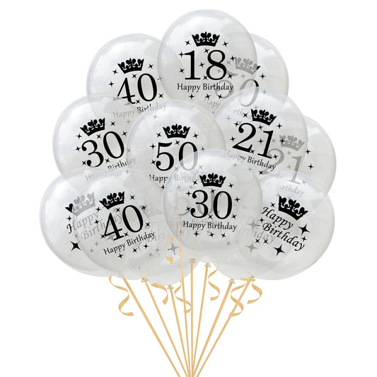 Number Balloon Decorations