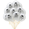 Number Balloon Party Decorations