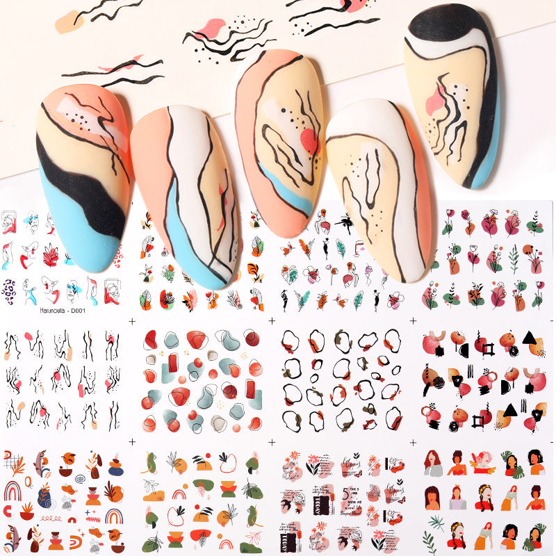 Nail Art Leaf Stickers