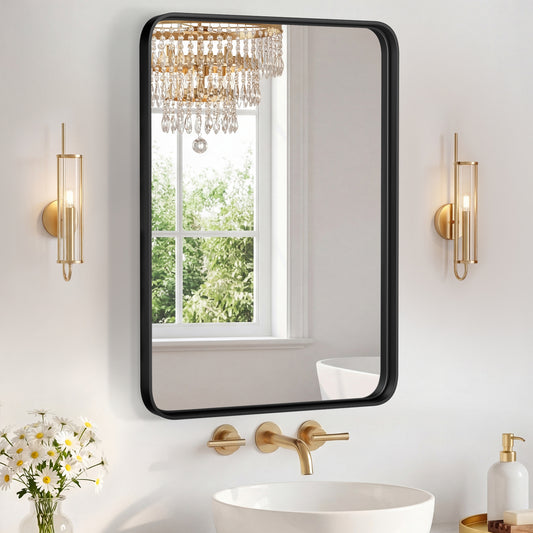 Modern Metal Wall Mirror