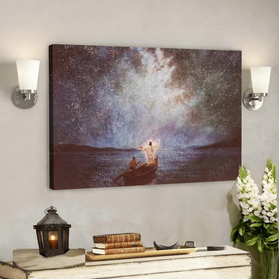 Serene Night Sky Art Canvas