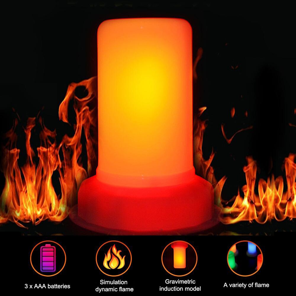 Flicker Candle Table Lamp