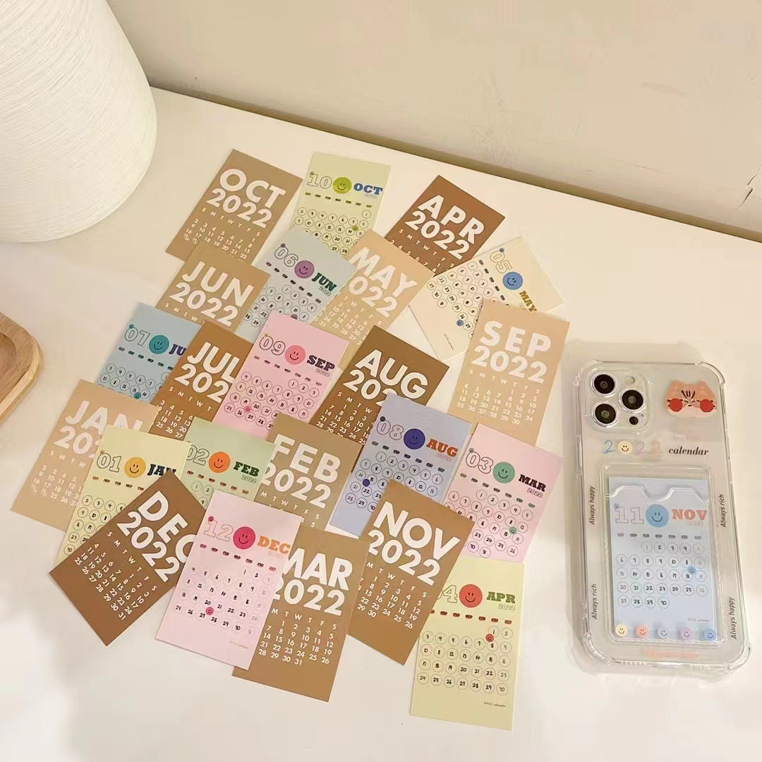 Shockproof Card Holder Calendar