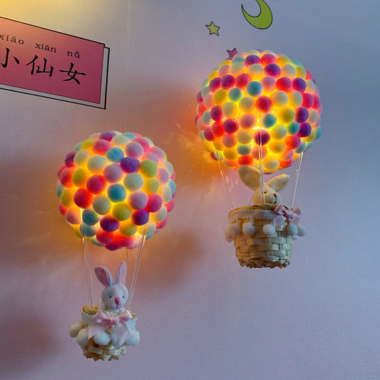 Whimsical Hot Air Balloon Light